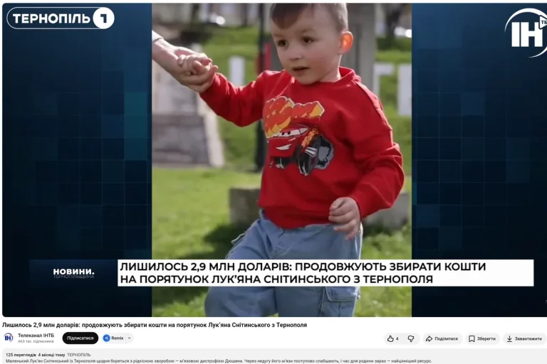 Скріншот сюжету про Лук'яна Снітинського на телеканалі ІНТБ